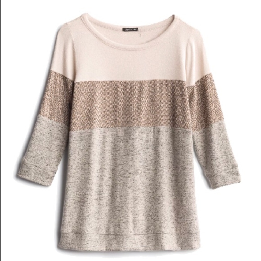 Pink Clover Jessica Colorblock Brushed Knit